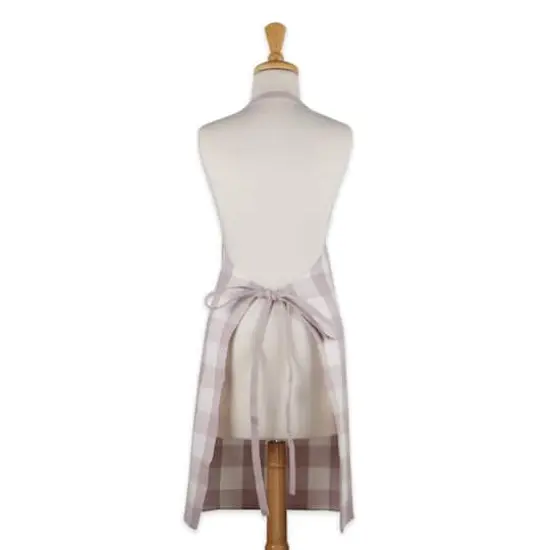DII&reg; Buffalo Check Chef Apron Lilac {7}
