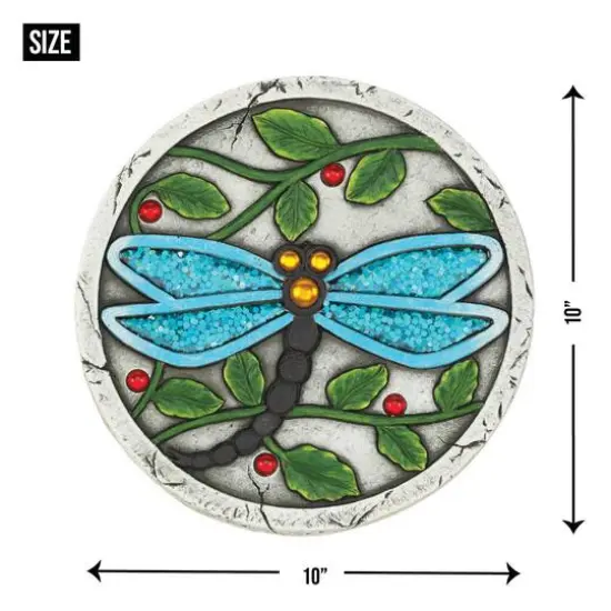 Blue Dragonfly Garden Stepping Stone {4}