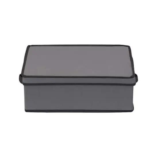 Household Essentials Cup Glassware Storage Box Gray {8}
