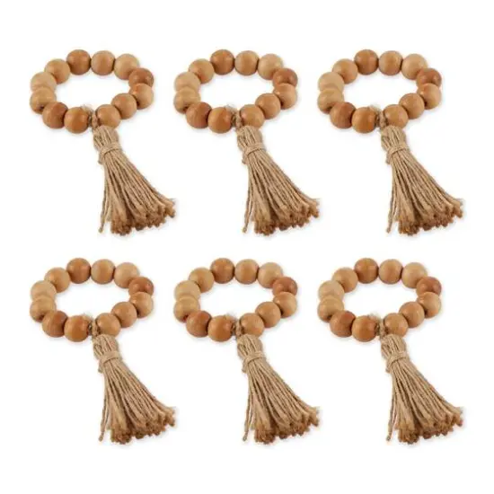 Tassel Napkin Ring, 6ct. {1}