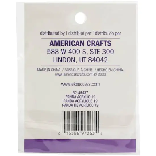 Sticko&reg; Panda Acrylic Sticker {4}