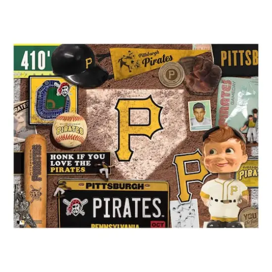 MLB Baseball Retro Series 500 Piece Puzzle Pittsburgh Pirates {5}