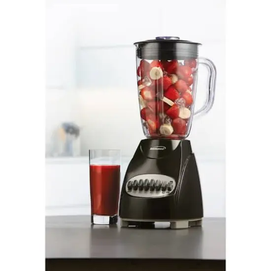 Brentwood 50oz. 12-Speed + Pulse Electric Blender with Plastic Jar {3}