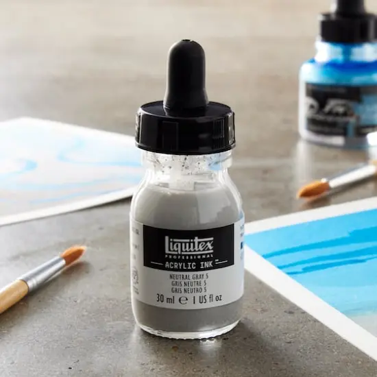 Liquitex&reg; Professional Acrylic INK!, 1oz.Neutral Grey 5 {3}