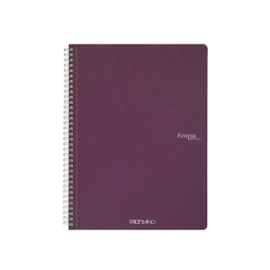 Fabriano&reg; Ecoqua Original Spiral-Bound A4 Lined Notebook Wine {1}