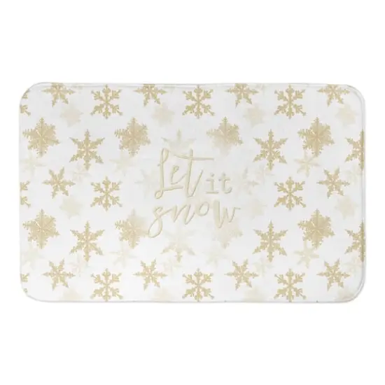 Let It Snow Bath Mat {1}