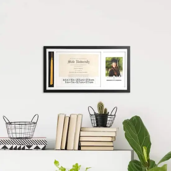 Black Graduation Certificate, Tassel & 5" x 7" Frame by Studio D&eacute;cor&reg; {3}