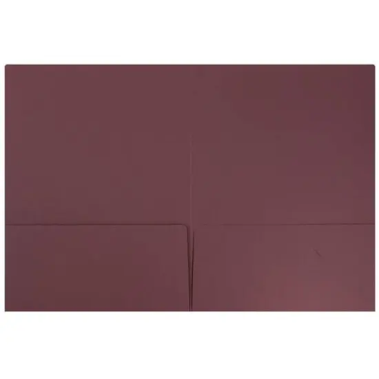 JAM Paper Premium Matte 2-Pocket Folders, 6ct. Burgundy {4}
