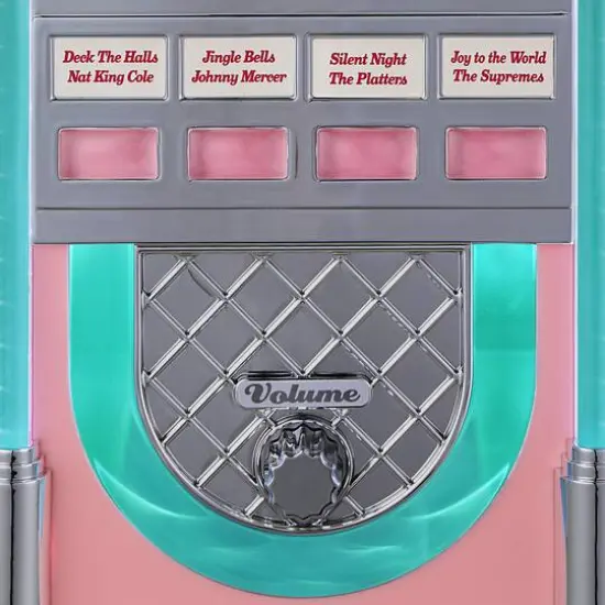 9" Pink Retro Jukebox {7}