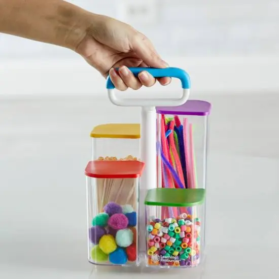 Learning Resources Create-a-Space See & Store Bins {4}