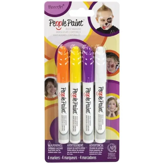 DecoArt&reg; People Paint&trade; Body Marker Set #1 {1}