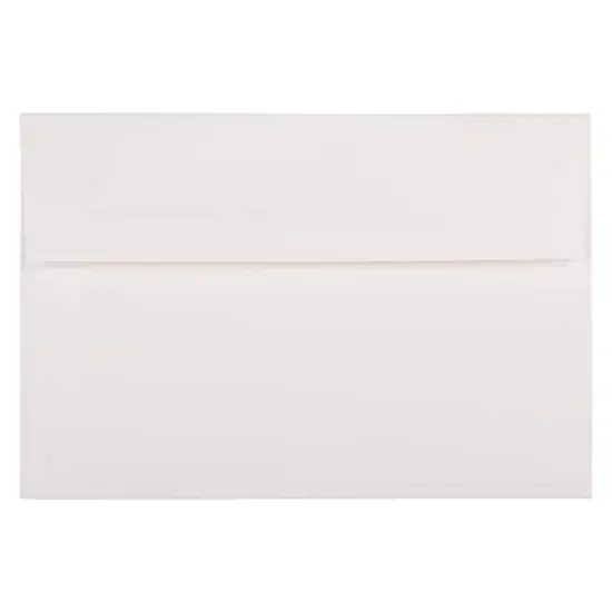 JAM Paper A8 Strathmore Invitation Envelopes, 50ct. Bright White Wove {1}