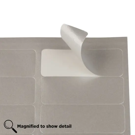 JAM Paper Standard Mailing Return Address Labels Silver {6}