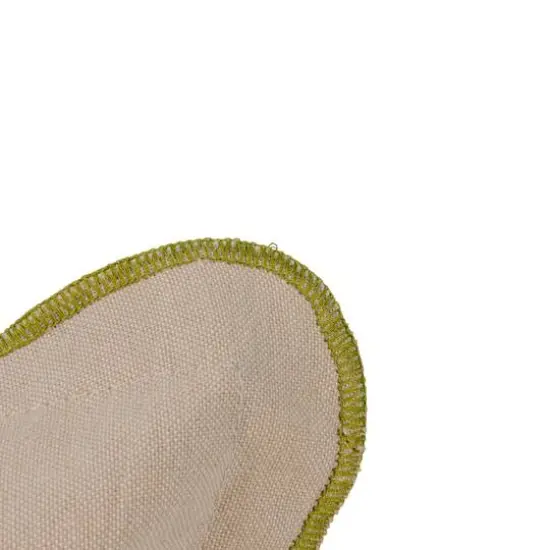 Hello Honey&reg; Embroidered Bird Cotton Chambray Printed Lumbar Pillow with Patterned Back & Scalloped Edge {8}