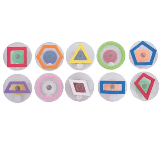 Ready2Learn&trade; Giant Geometric Shapes Outline Stampers, 10ct. {4}
