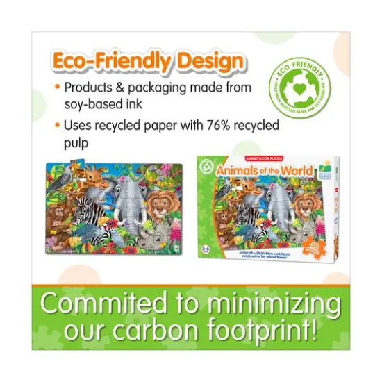 Jumbo Floor Puzzle - Animals of the World: 50 Pcs {7}