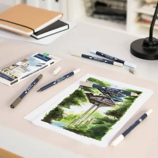 Faber-Castell&reg; Goldfaber Sketch Architecture Dual Tip Alcohol Markers {11}