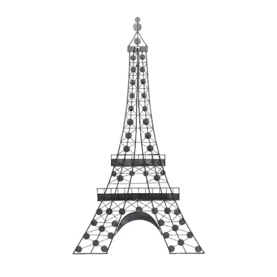 32" Black Metal Eiffel Tower Glam Wall D&eacute;cor {6}