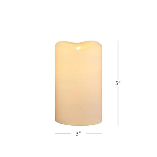 6" Snowman Ceramic LED Lit Candle Holder & Flameless Candle {5}