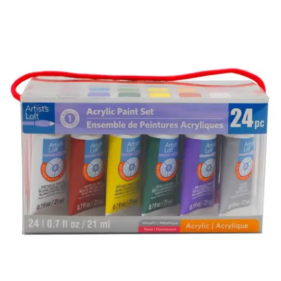 Metallic & Neon Acrylic Paint Set by Artist's Loft&trade; {6}