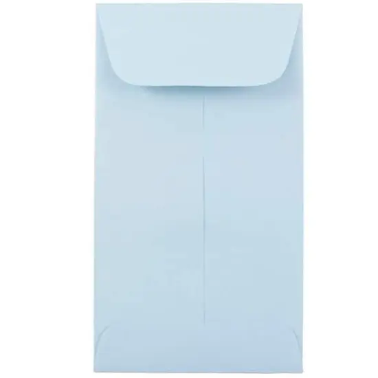 JAM Paper 3.125" x 5.5" Pastel Baby Blue Coin Business Envelopes, 50ct. {1}