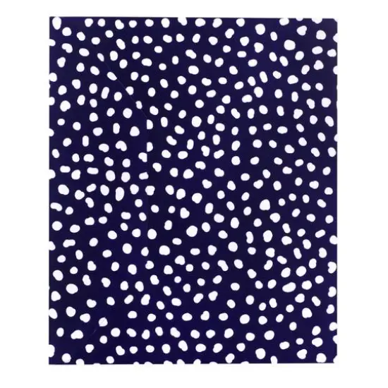 Steel Mill & Co.&reg; Navy & Light Blue Dots Pocket Folder Set {1}