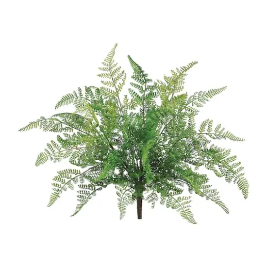 UV Protected Leather Fern Bush  {1}