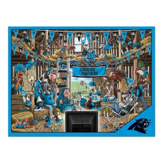 NFL Barnyard Fans 500 Piece Puzzle Carolina Panthers {5}