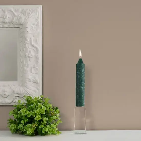 Root Candles 7" Unscented Timberline&trade; Collenette Taper Candles, 4ct. Dark Green {4}