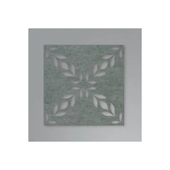 Rommates Gray Botanical Trellis Acoustical Peel & Stick Tiles {6}