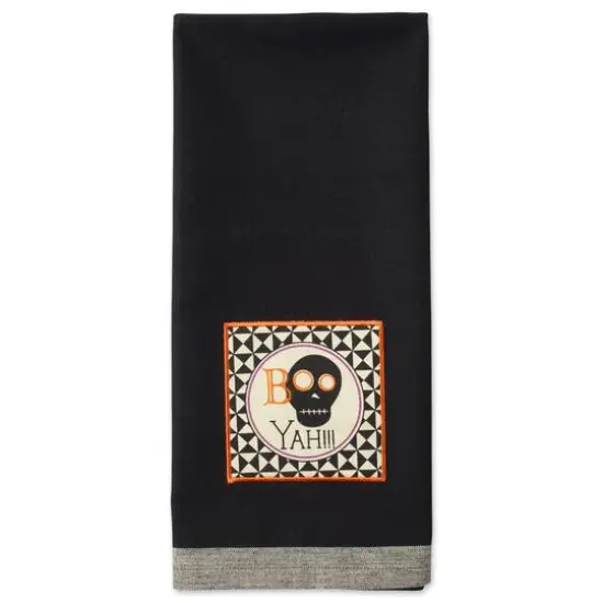 DII® Black All Hallows Eve Halloween Embellished Dishtowel Set {11}