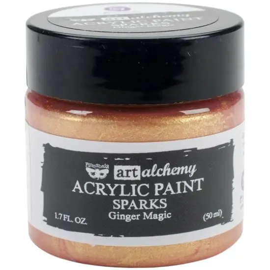Finnabair&reg; Art Alchemy Sparks Acrylic Paint, 1.7oz. Ginger Magic {1}