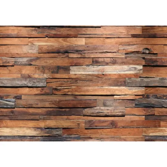 Ideal D&eacute;cor Reclaimed Wood Wall Mural {1}