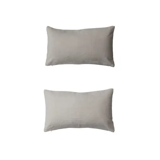 Hello Honey&reg; 24" Flowers in Urn Cotton Canvas Lumbar Pillow Set {4}