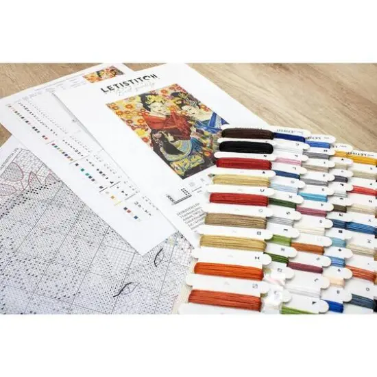 Letistitch Geisha Song Counted Cross Stitch Kit {14}