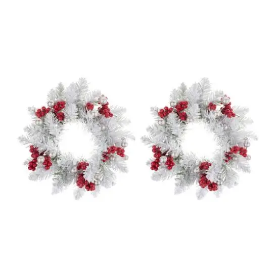 Silver & White Classic Adjustable Candle Ring Set {4}