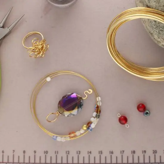 The Beadsmith&reg; Wire Elements&trade; 21 Gauge Tarnish Resistant Square Soft Temper Wire, 4yd. Gold {8}