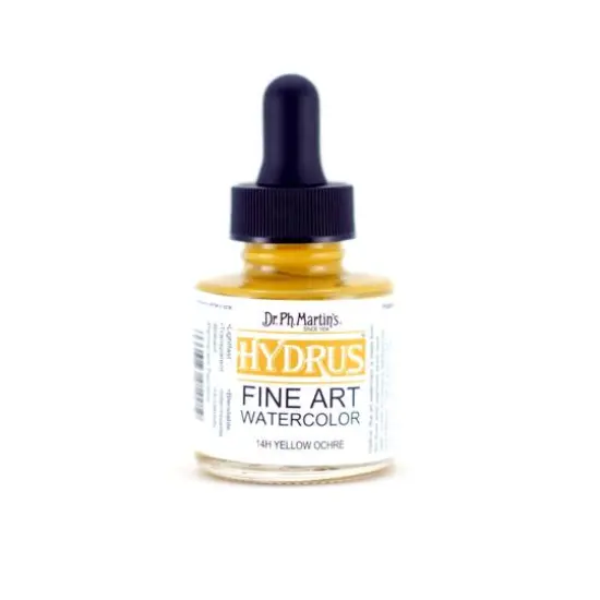 Dr. Ph. Martin's® Hydrus™ Fine Art Watercolor, 1oz. 14H Yellow Ochre {1}