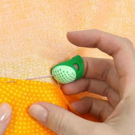 Dritz&reg; Green Medium Soft Comfort Thimbles, 12ct. {7}