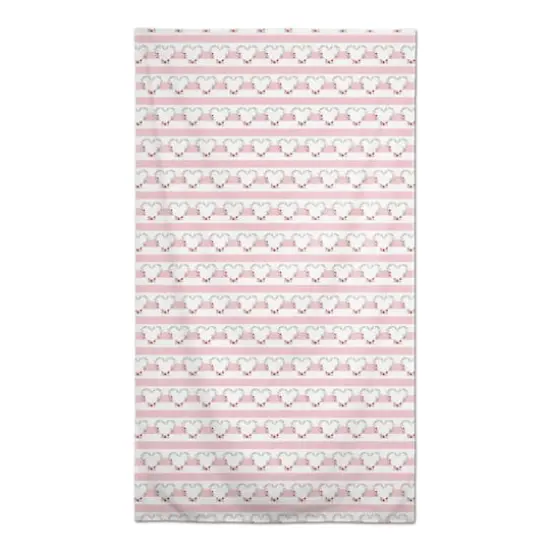 Floral Heart Pattern 58" x 102" Tablecloth {1}