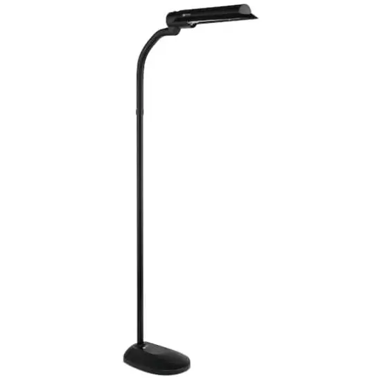 OttLite 62" Black 18W Wingshade Floor Lamp {1}