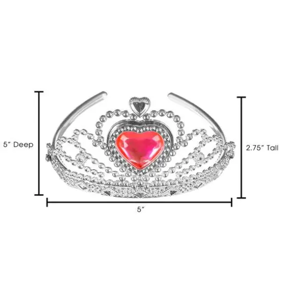 Toy Time Silver Princess Crowns & Tiaras, 4ct. {3}