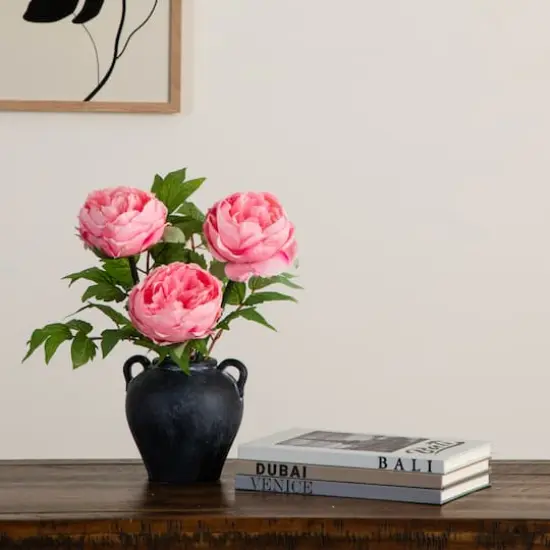 20" Pink Peony Flower Stems, 3ct. {3}