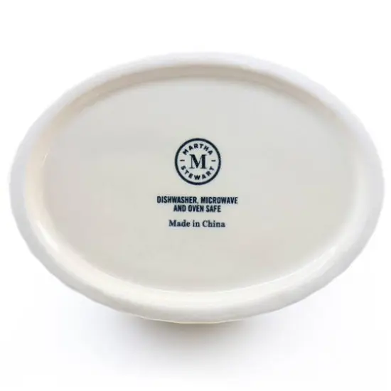 Martha Stewart 6" Cream Ceramic Rooster Baker {6}