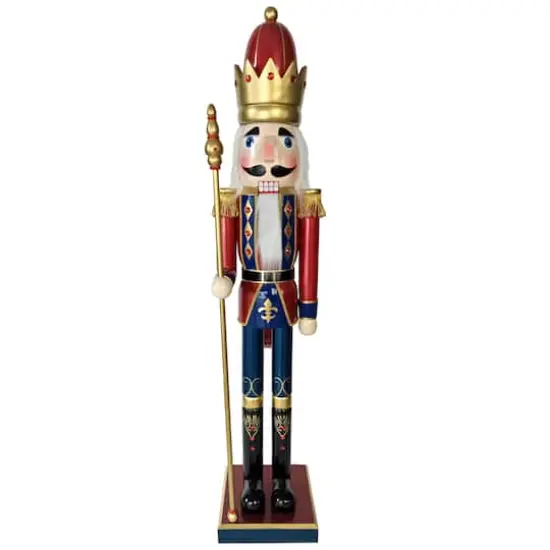 Santa's Workshop 60" Bejeweled King Nutcracker {1}