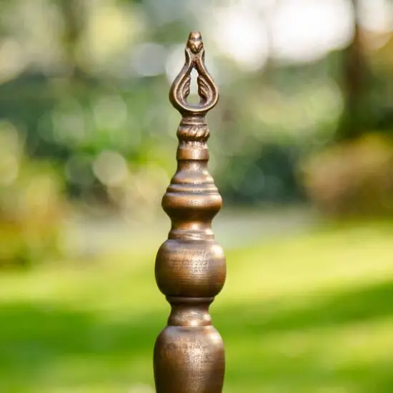 Glitzhome&reg; 30" White Pagoda Metal Birdhouse {6}