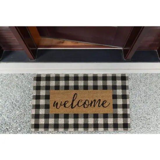 DII&reg; Checkers Welcome Doormat {6}