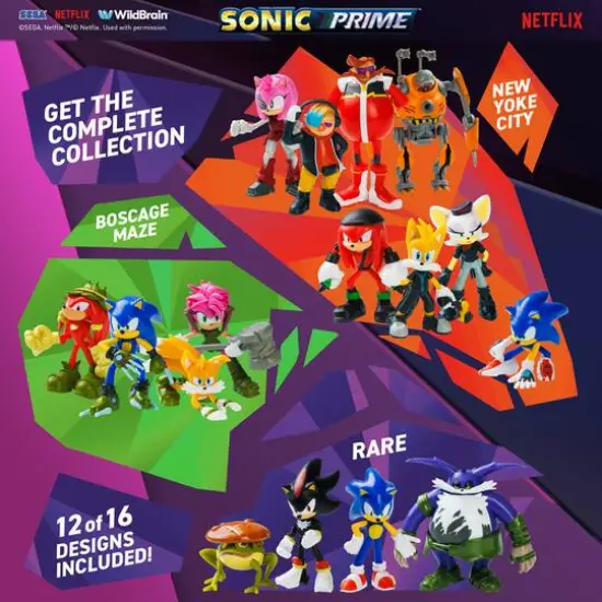 Sonic Prime Deluxe Box A Collectible Figure Set {6}