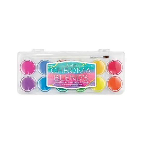 OOLY Chroma Blends Pearlescent Watercolor Paint Set {1}