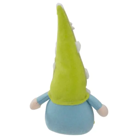 8.5" Green & Blue Gnome with Polka Dot Hat Figure {6}